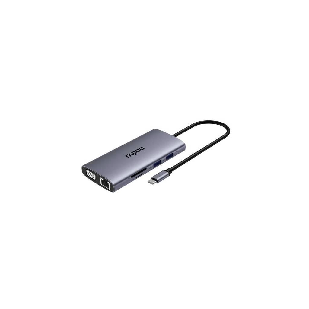 RAPOO XD101 USB-C Multi-function Docking Station 10 in 1 2Y
