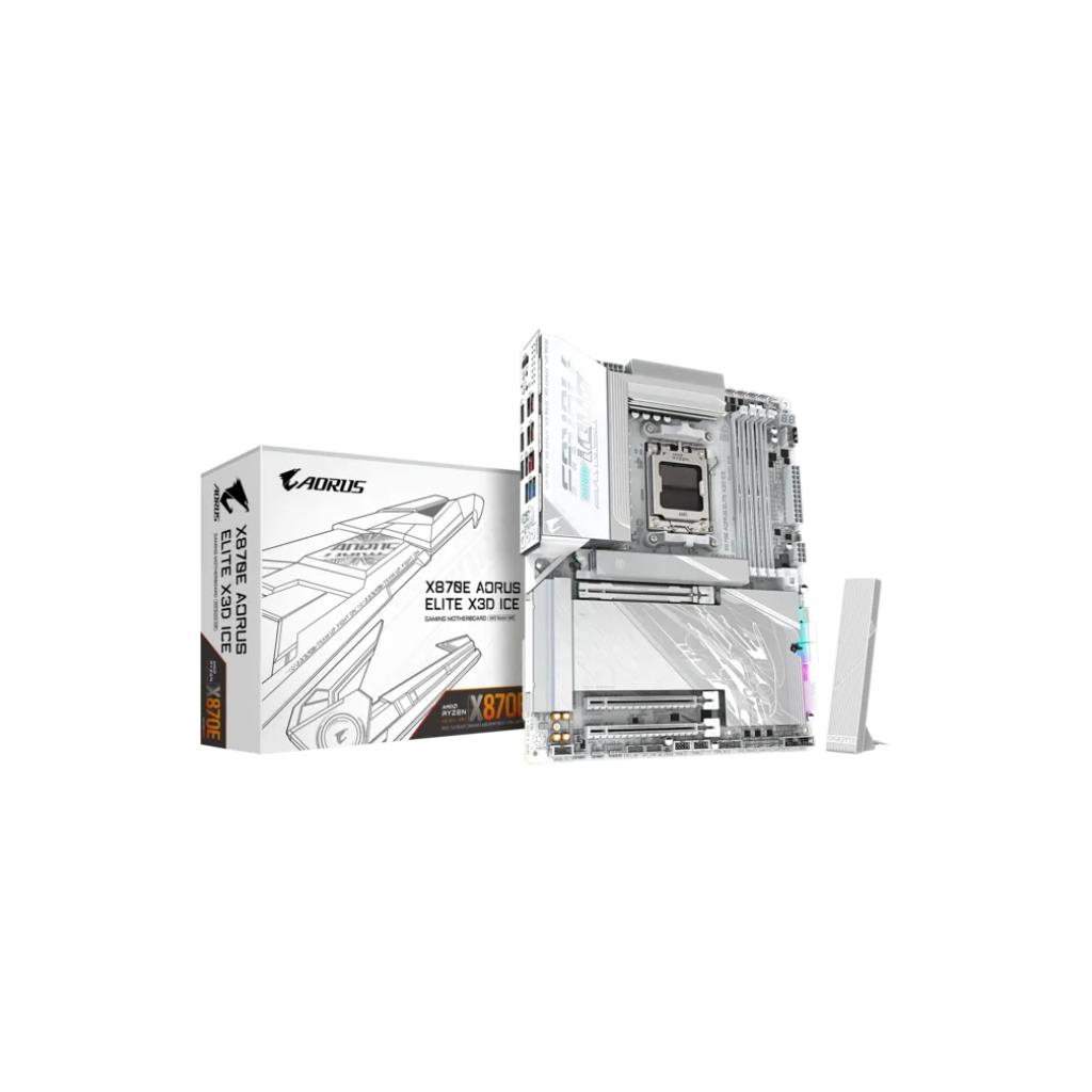 รีวิว GIGABYTE X870E AORUS ELITE X3D ICE: เมนบอร์ดสีขาวตัวท็อปเพื่อสาย AMD Ryzen 9000