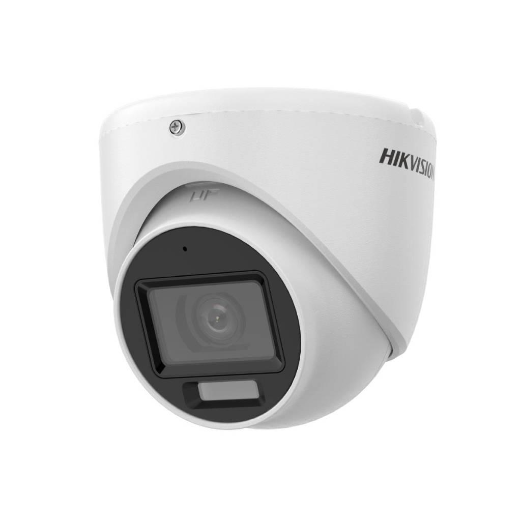 HIKVISION 2K Smart Hybrid Light Audio Fixed Mini Turret Camera, 30 m I