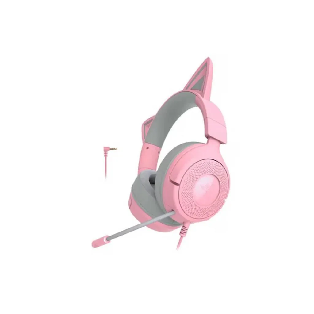 Razer Kraken Kitty V3 X - Wired Headset with Kitty Ears - Qu
