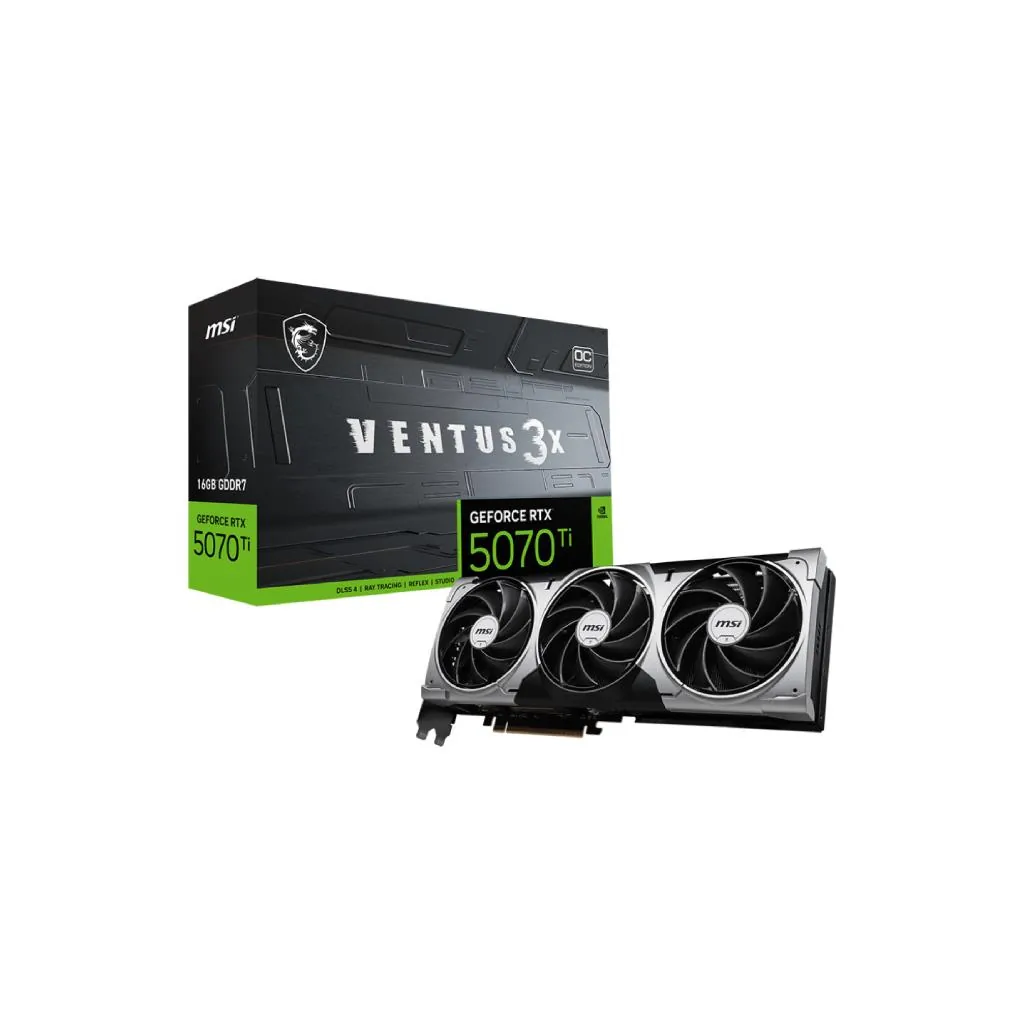 MSI Graphics Processing Unit NVIDIA GeForce RTX 5070TI
Interfa