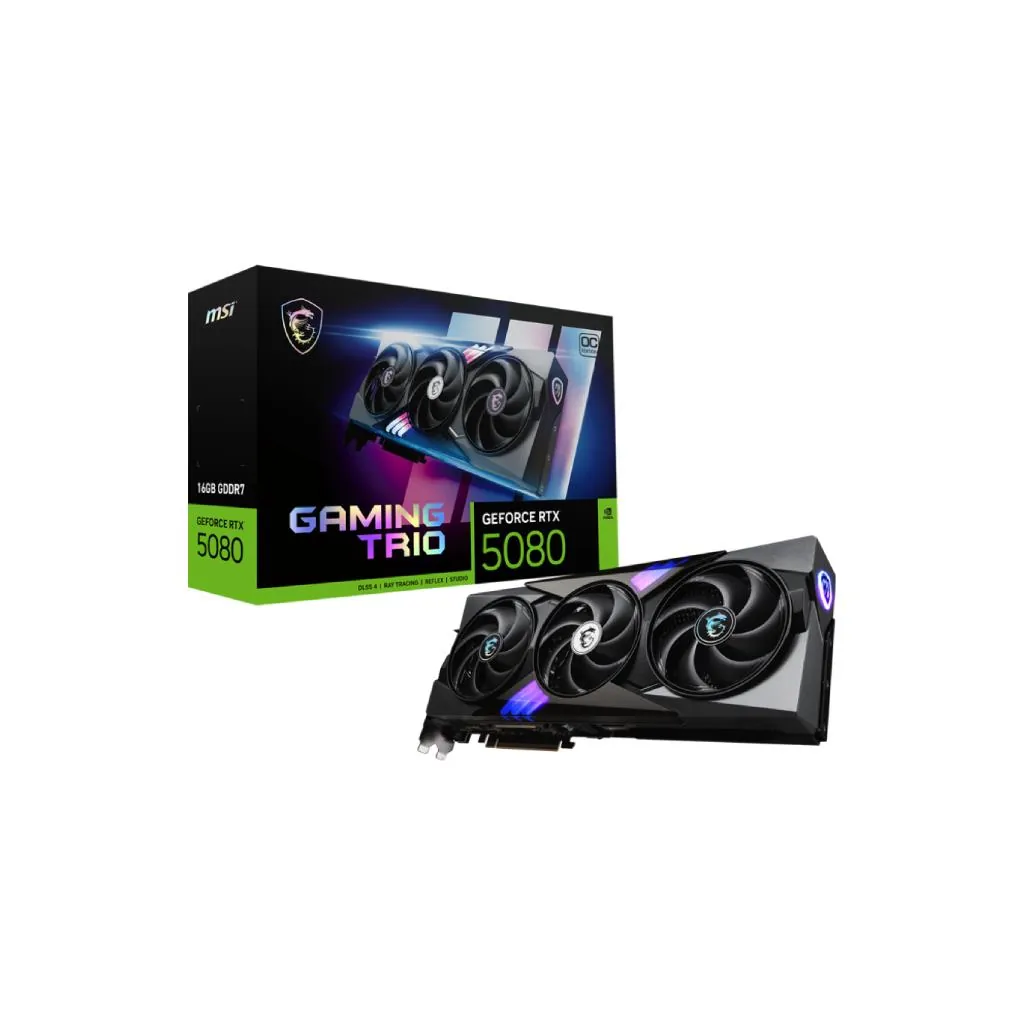 MSI Graphics Processing Unit NVIDIA GeForce RTX 5080
Interface
