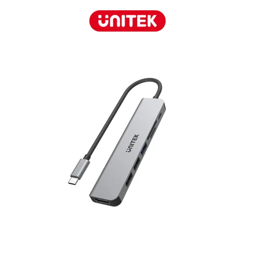 UNITEK uHUB S7+ 7-in-1 USB-C 5Gbps Hub