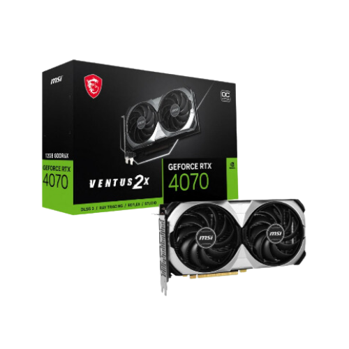 GeForce RTX 4070 VENTUS 2X 12G OC-MSi (การ์ดจอ Nvidia RTX)