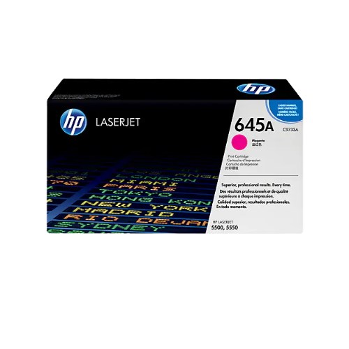 HP 645A Magenta Original LaserJet Toner Cartridge (C9733A)