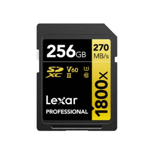 Lexar Professional 1800x 256GB SDXC UHS-II Card (LSD1800256G) เมมโมรี่การ์ด