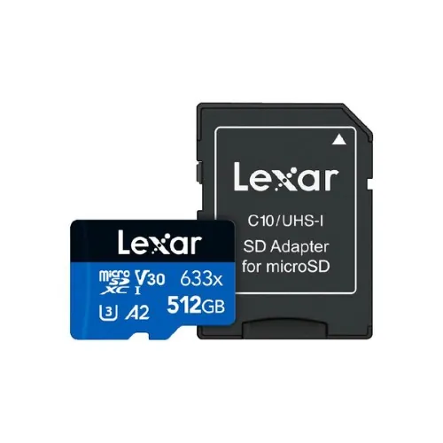 Lexar High-Performance 633x 512GB microSDHC|microSDXC UHS-I Card (LSDMI512BB633A) เมมโมรี่การ์ด