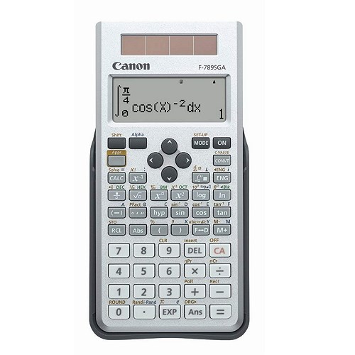 Canon เครื่องคิดเลขวิทยาศาสตร์ รุ่น F-789SGA สีเทาเงิน (F-789SGA)