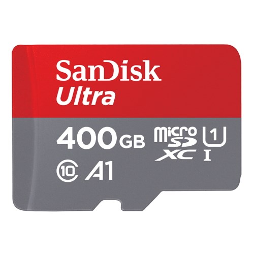 SanDisk 400GB Ultra microSDXC Card C10 UHS-I U1 100MB|s (SDSQUAR-400G-GN6MA)