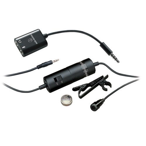 Audio-Technica ไมโครโฟน Omnidirectional Condenser Lavalier (ATH-ATR3350IS)