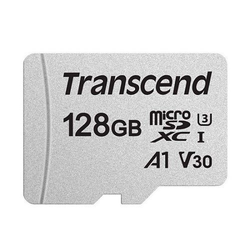 Transcend 128GB MicroSDXC|SDHC 300S Memory Card (TS128GUSD300S)