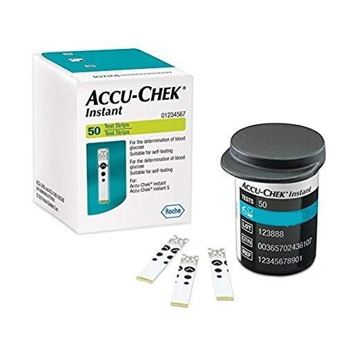 Accu-Chek Instant 50'S (แถบตรวจรุ่นอินสแตนท์ 50 ชิ้น)