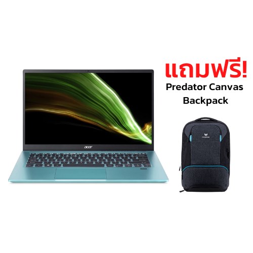 Acer Swift 3 SF314-43-R66K (Eletric Blue) (NX.ACPST.004) Notebook (โน๊ตบุ๊ค) แถมฟรี! Predator Canvas Backpack