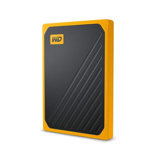 WD เอสเอสดี 500GB My Passport Go SSD Amber Portable External Storage, USB 3.0 (WDBMCG5000A)