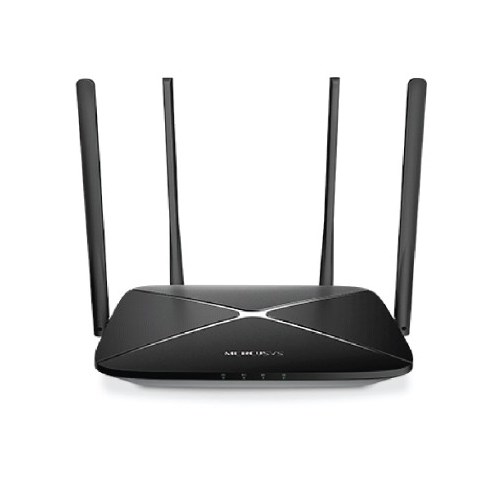 Mercusys AC12G WiFi Router Dual Band AC1200 (ไวเรสเราเตอร์สำหรับบ้านหรือองค์กร สนุกกับเกมส์ออนไลน์หรือวิดีโอสตรีมมิ่งด้วย)