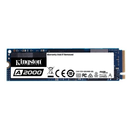 KINGSTON 500 GB SSD A2000 PCIe|NVMe M.2 2280 (SA2000M8|500G) (เอสเอสดี)