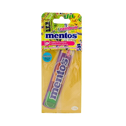 Mentos แผ่นน้ำหอมปรับอากาศ เรนโบว์