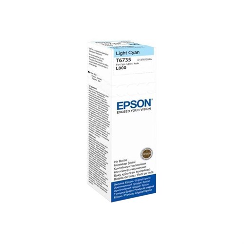 EPSON INK BOTTLE Light Cyan (T673500)