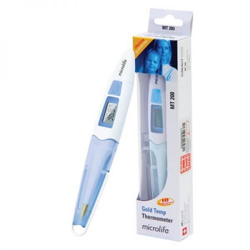 Microlife เทอร์โมมิเตอร์วัดอุณหภูมิ Gold Temperature Thermometer (MT200)