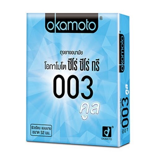 Okamoto ถุงยางอนามัย Zero Zero Three cool Condom