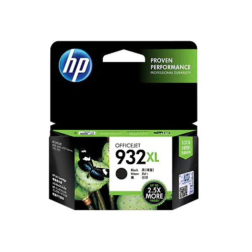 HP 932XL High Yield Black Original Ink Cartridge (CN053AA)