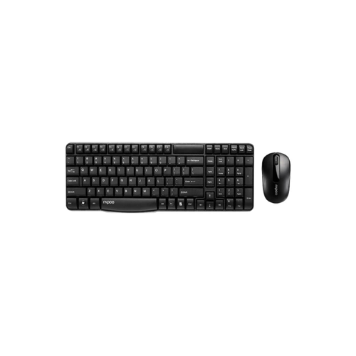 KEYBOARD RAPOO X1800S Wireless Keyboard & Mouse (คีย์บอร์ดและเมาส์) -Black