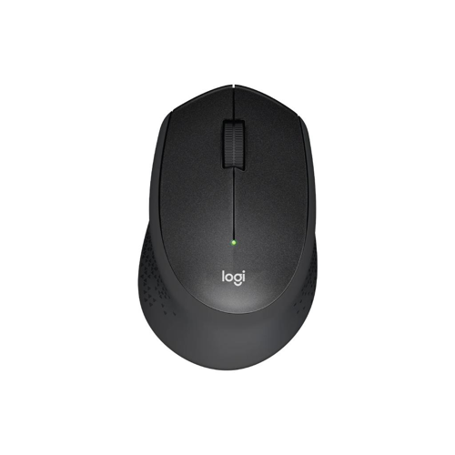 MOUSE LOGITECH M331 SILENT PLUS WIRELESS MOUSE - BLACK