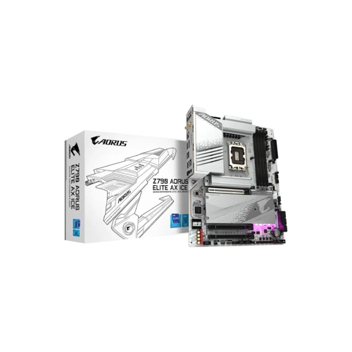 MAINBOARD GIGABYTE Z790 AORUS Elite AX ICE (LGA 1700/ Intel/ Z790 X/ATX/ DDR5/