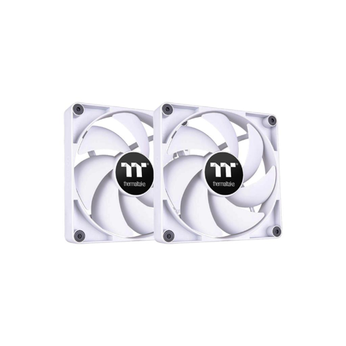 COOLING & FANS THERMALTAKE CT120 PC Cooling Fan White 2 Pack