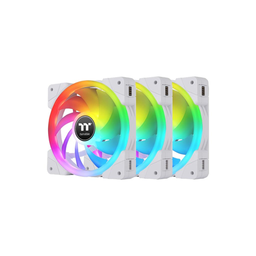 COOLING & FANS THERMALTAKE SWAFAN EX14 RGB PC Cooling Fan White TT Premium Edition 3 Pa