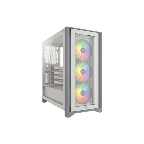 CASE CORSAIR CORSAIR iCUE 4000X RGB TG White (CC-9011205-WW)