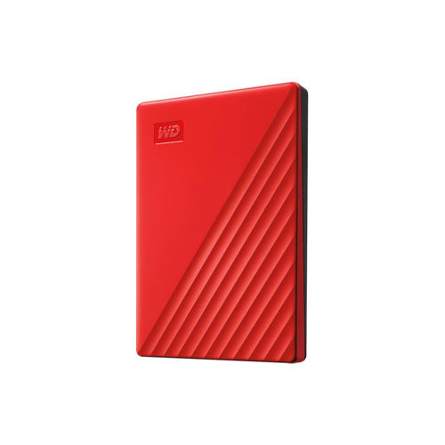 EXTERNAL HARDDISK WD WD My Passport 4TB, Red, USB 3.0 [ External HDD ฮาร์ดดิสก์พก