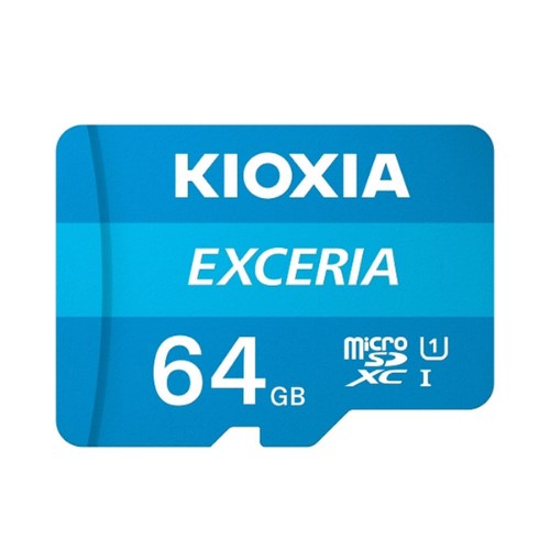 Kioxia Micro SD EXCERIA 64GB CL10 U1 Speed Read 100MB|s (KXA-LMEX1L064GG4) เมมโมรี่การ์ด