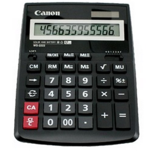 เครื่องคิดเลข Canon WS-2222