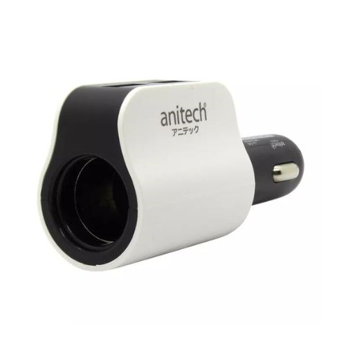 Anitech CAR CHARGER ADAPTER (USB-A/3.1A 2 ช่อง) รุ่น E48 หัวชาร์จในรถยนต์
