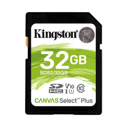 KINGSTON 32GB CANVAS Select Plus SD Card SDS2|32GB (เมมโมรี่การ์ด)