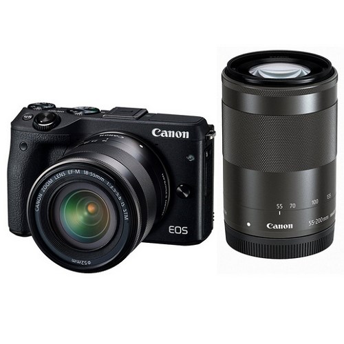 Canon EOS M3 (Lens 18-55IS + 55-200)