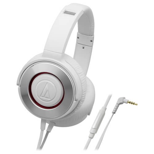 Audio-Technica Solid Bass Headphones W|Remote mic (ATH-WS550iS)