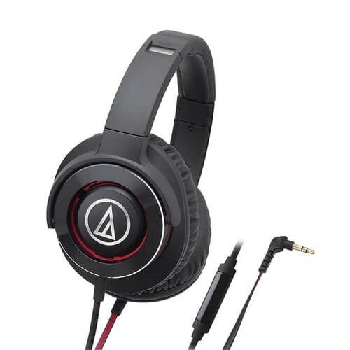 Audio-Technica Solid Bass Headphones W|Remote mic (ATH-WS770iS)