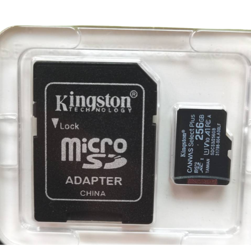KINGSTON 256GB microSDXC Canvas Select Plus Gen3 150MB/s A1 Card + Ad V10 สินค้าทดลอง สินค้าใหม่ใช้ทดลอง