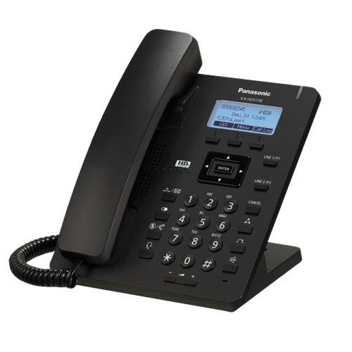 Panasonic Corded SIP Phone 2 LAN Port (KX-HDV130XB)
