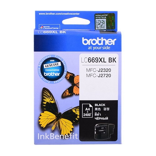 Brother Black Ink Cartridge (LC-669XLBK)