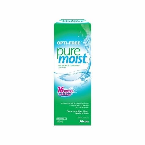 น้ำยาล้างแช่คอนแทคเลนส์ OPTI-Free PureMoist ขนาด 300 ml