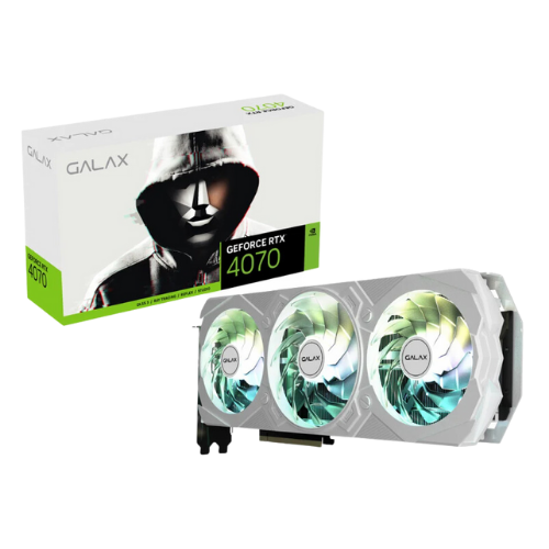 GALAX RTX 4070 EX GAMER WHITE 12GB GDDR6X 192BIT (การ์ดจอ)