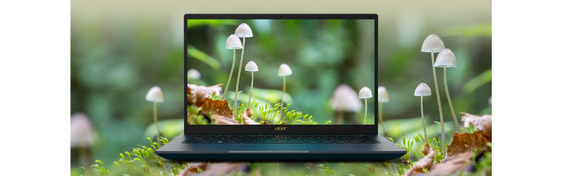 Acer Swift 3X SF314-510G-56T6 Notebook (NX.A0YST.00B) (Steam Blue) (โน๊ตบุ๊ค)