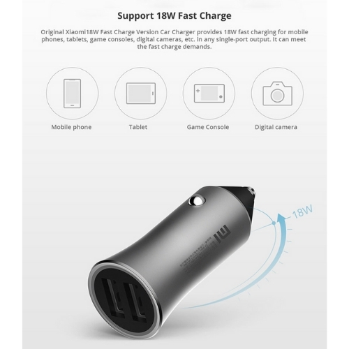 Xiaomi Car Charger Pro (18W) - ที่ชาร์จในรถเสี่ยวหมี่รุ่นโปร Global Version