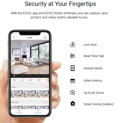 Ezviz LC1 Smart Security Light Camera กล้องวงจรปิดพร้อมไฟอัจฉริยะ