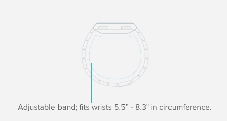 Fitbit Versa Metal Link Band