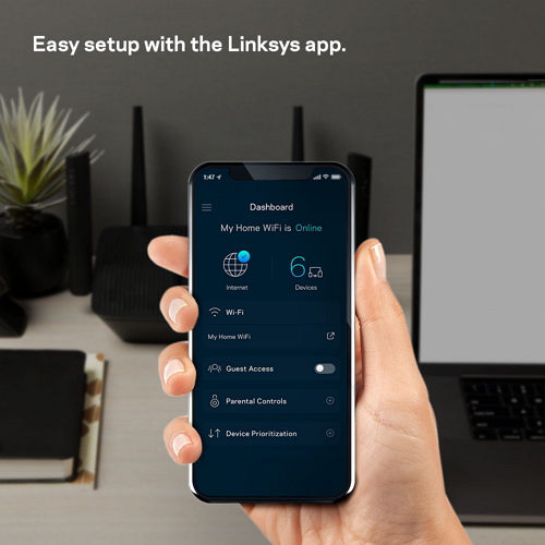 Linksys MR8300 Mesh WiFi Router, AC2200, MU-MIMO