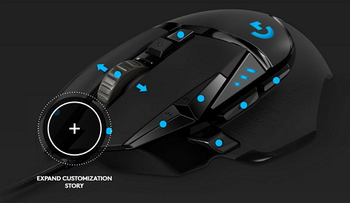 Logitech G502 Hero High Performance Gaming Mouse